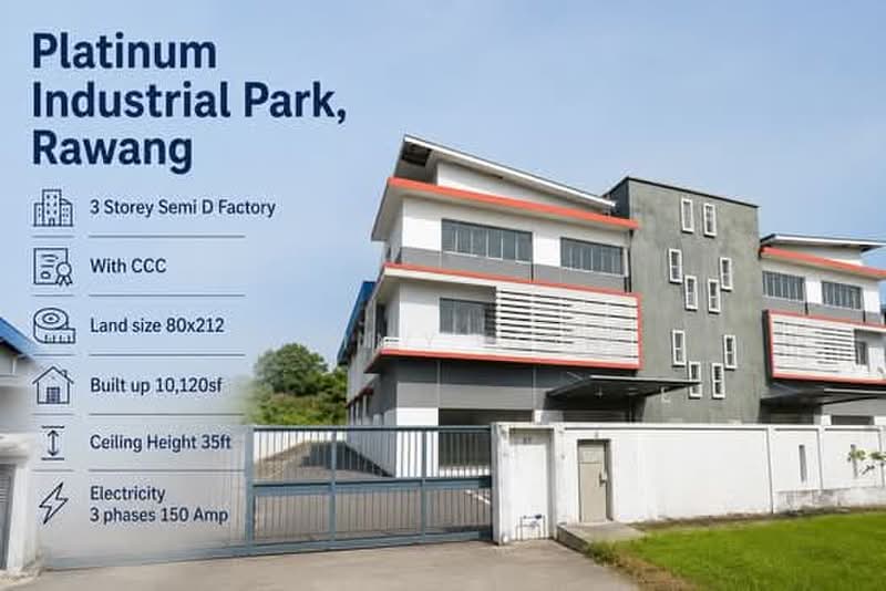 Factory for Rent in Rawang (Selangor) - Jimmy Goh - Exterior - PropertyGuru.com.my