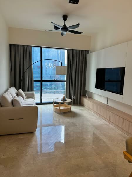 Servis Apartment untuk Dijual di TRX Residences - Dacklin Lee - Living Room - PropertyGuru.com.my