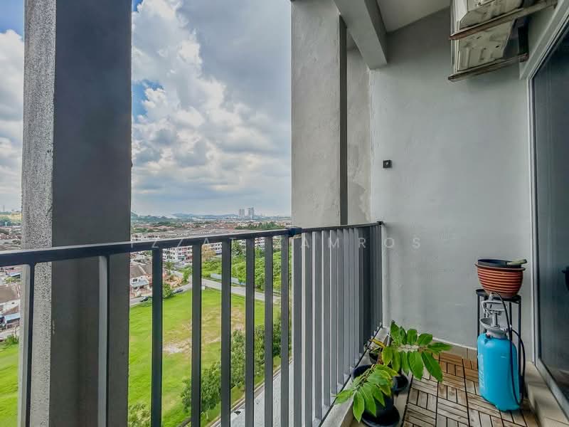 Apartment for Sale at Pangsapuri Miro - Izzat Zamros - Balcony - PropertyGuru.com.my