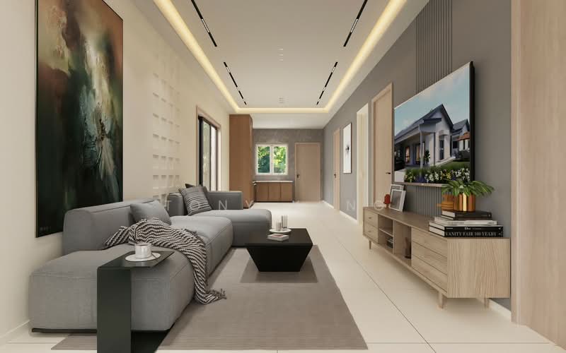 1-storey Terraced House for Sale in Tuaran (Sabah) - Tony Kong - Living Room - PropertyGuru.com.my
