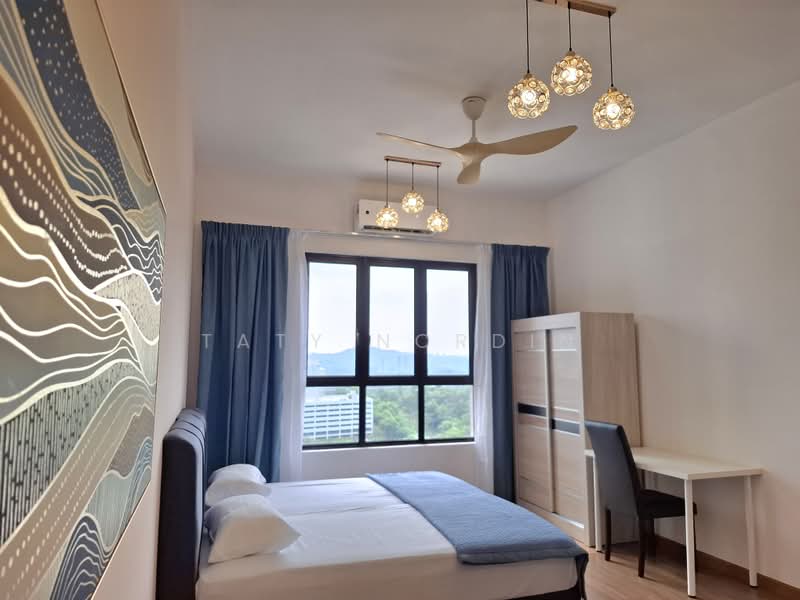 Service Residence for Rent at Zentro Residences Serviced Apartment - Taty Nordin - Bedroom - PropertyGuru.com.my