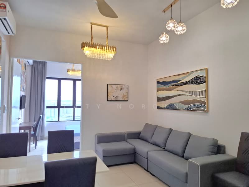Service Residence for Rent at Zentro Residences Serviced Apartment - Taty Nordin - Living Room - PropertyGuru.com.my