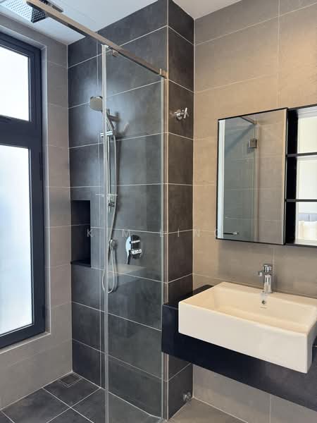 Service Residence for Rent at Sunway Belfield - Kim Ling - Master Bathroom - PropertyGuru.com.my