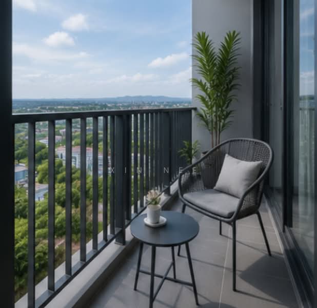 Service Residence for Sale at Third Avenue - Xin Nee - Balcony - PropertyGuru.com.my