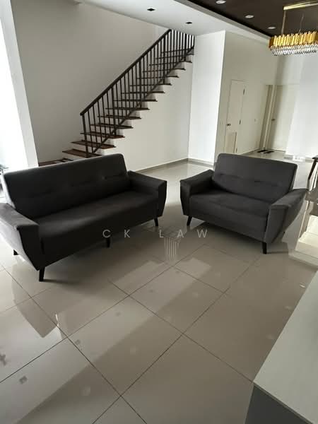 Rumah Teres 2-Tingkat untuk Disewa di Eco Forest (Semenyih) - CK Law - Living Room - PropertyGuru.com.my