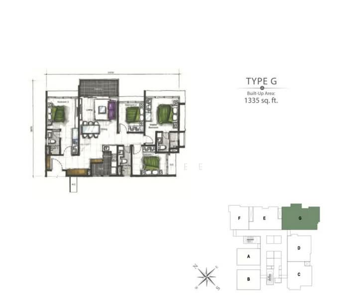 Service Residence for Rent at Eco Nest - RQ Tee - PropertyGuru.com.my