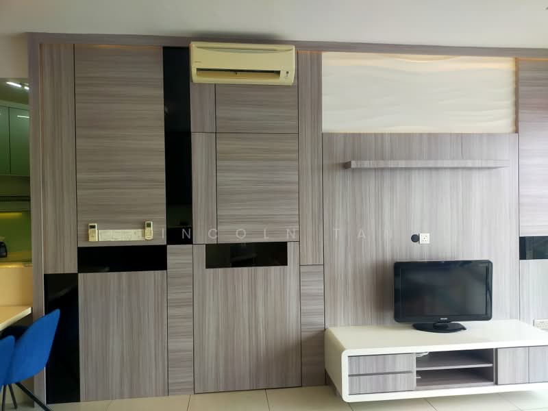 Service Residence for Sale at Zeva @ Equine South - Lincoln Tan - Living Room - PropertyGuru.com.my
