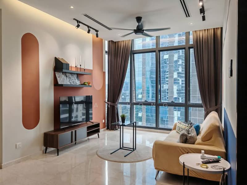 Service Residence for Rent at The Manor - Alan Hong - Living Room - PropertyGuru.com.my