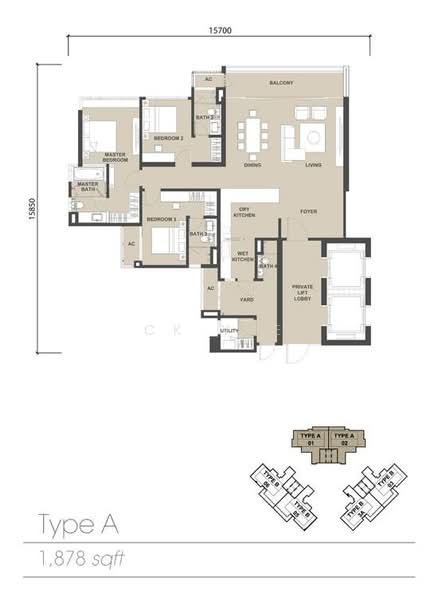 Kondominium untuk Dijual di KM1 East - CK Yee - PropertyGuru.com.my