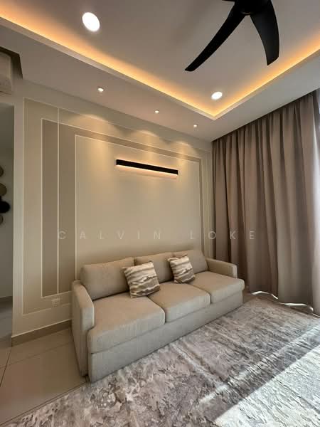 Service Residence for Rent at Conezion Residences - Calvin Loke - Living Room - PropertyGuru.com.my