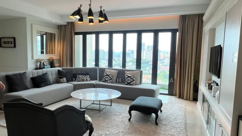Service Residence for Rent at Damai 88 - Ong Shi Hua - Living Room - PropertyGuru.com.my