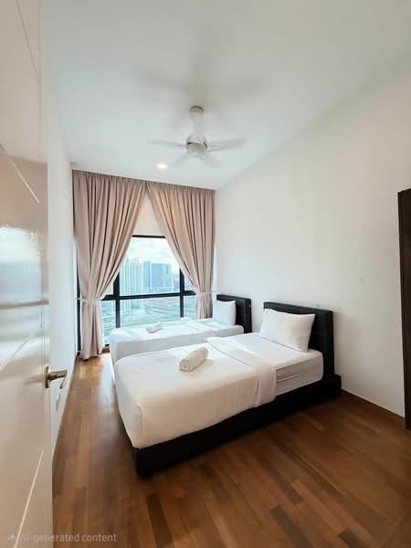 Service Residence for Rent at Reizz Residence - Kew . - Bedroom - PropertyGuru.com.my