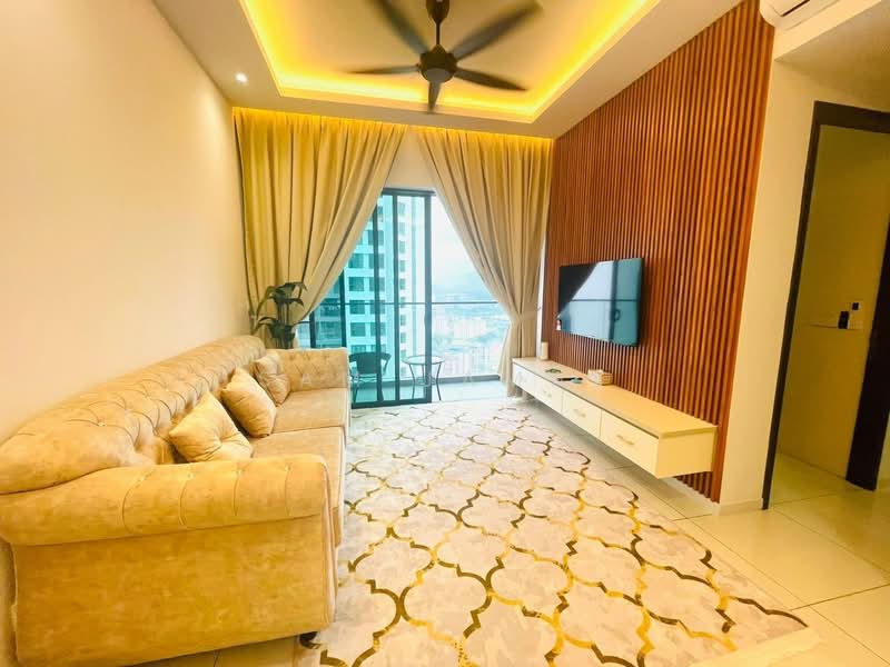 Kondominium untuk Disewa di The Valley Residences @ SkySierra - Sam Jamal - Living Room - PropertyGuru.com.my