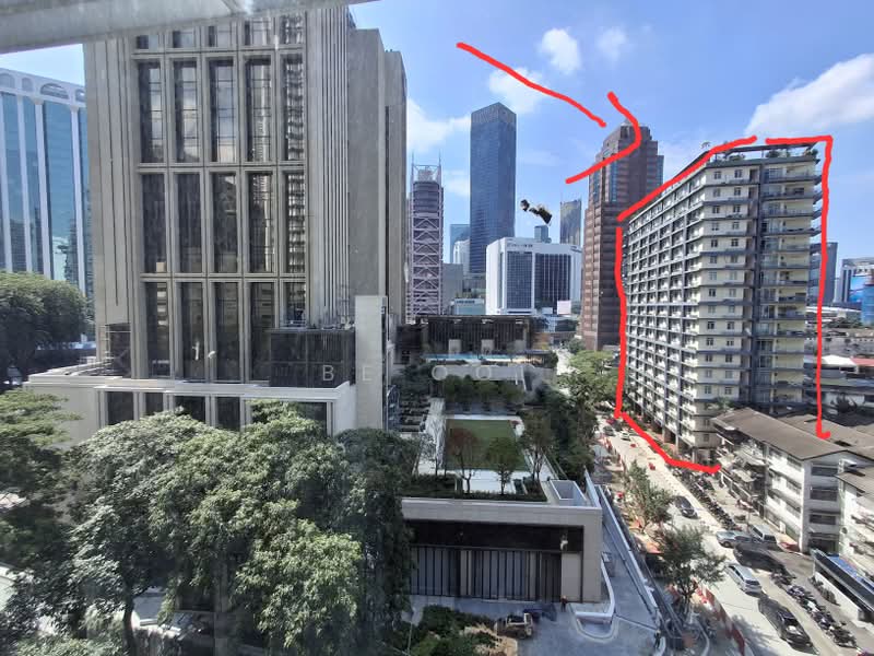 Servis Apartment untuk Dijual di 38 Bidara Condominium - BE OOI - See building encircled in red - PropertyGuru.com.my