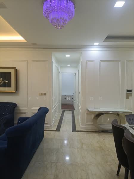 Kondominium untuk Disewa di Pavilion Hilltop - Kelvin Loo - Living Room - PropertyGuru.com.my