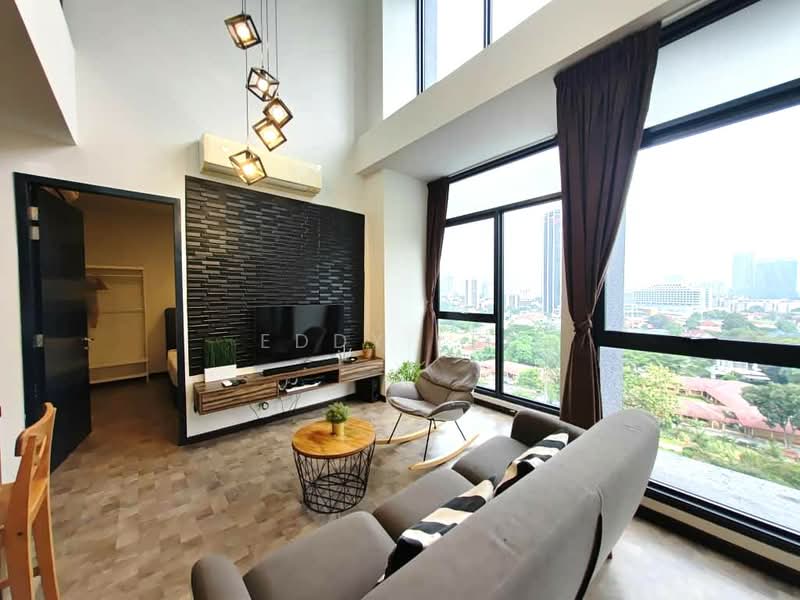 Service Residence for Rent at Expressionz Professional Suites - Eddy Lee - Living Room - PropertyGuru.com.my