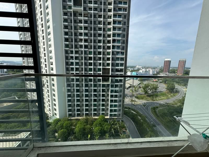 Service Residence for Sale at Cybersquare - Kelvin Pook - Balcony - PropertyGuru.com.my