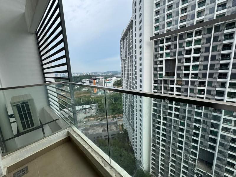 Service Residence for Sale at Cybersquare - Kelvin Pook - Balcony - PropertyGuru.com.my