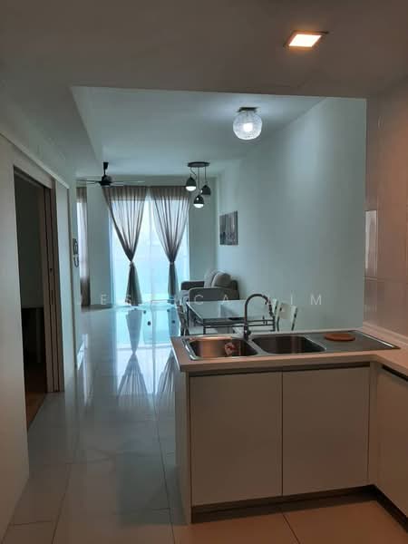 Servis Apartment untuk Disewa di Solaris Dutamas - Jessica Lim - Living Room - PropertyGuru.com.my