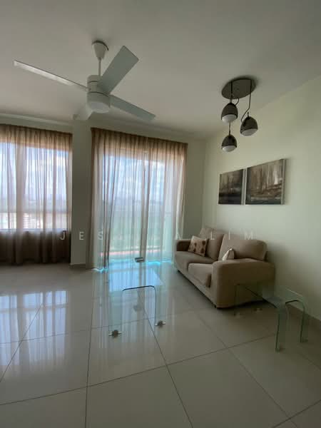 Servis Apartment untuk Disewa di Solaris Dutamas - Jessica Lim - Living Room - PropertyGuru.com.my