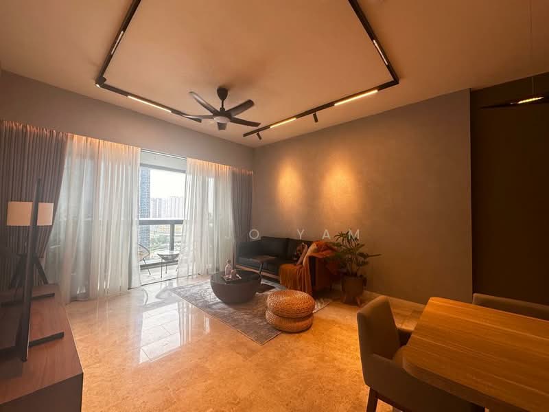 Servis Apartment untuk Disewa di TRX Residences - Jojo Yam - Living Room - PropertyGuru.com.my