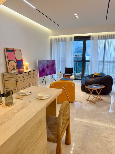 Servis Apartment untuk Disewa di TRX Residences - Jojo Yam - Living Room - PropertyGuru.com.my