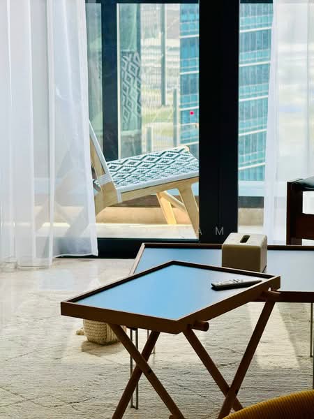 Servis Apartment untuk Disewa di TRX Residences - Jojo Yam - Living Room - PropertyGuru.com.my