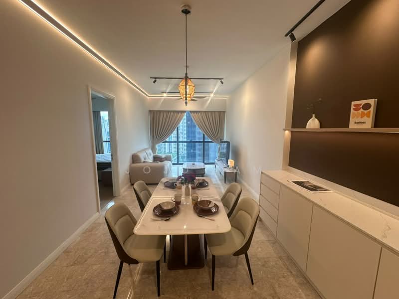 Servis Apartment untuk Disewa di TRX Residences - Jojo Yam - Living Room - PropertyGuru.com.my