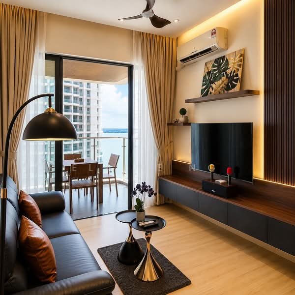Condominium for Sale at Bay Point @ Country Garden Danga Bay - Elaine Ng - Living Room - PropertyGuru.com.my