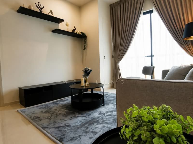 Servis Apartment untuk Dijual di Residensi Solaris Parq - Wei Ling - Living Room - PropertyGuru.com.my