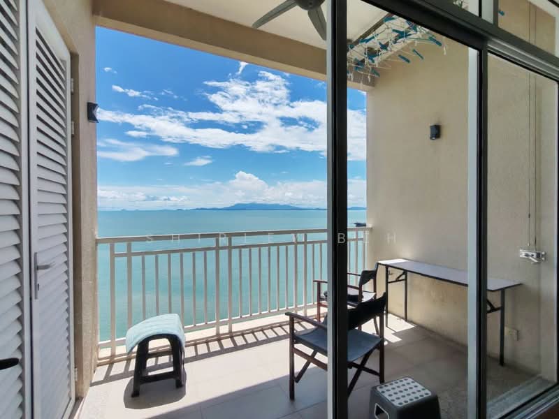 Kondominium untuk Dijual di Quayside Seafront Resort Condominiums - Shirley Beh - Balcony - PropertyGuru.com.my