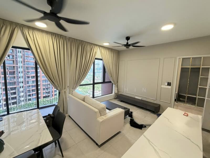 Condominium for Rent at EdgeWood Residences @ SkySanctuary - Ethan Chin - Living Room - PropertyGuru.com.my