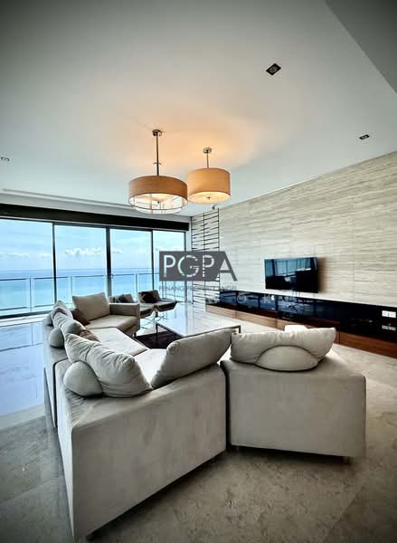 Kondominium untuk Dijual di Springtide Residences - KK Kwok - Living Room - PropertyGuru.com.my