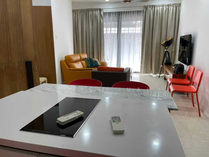 Kondominium untuk Disewa di Shorefront Residences - Louis Chuah - Living Room - PropertyGuru.com.my