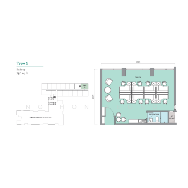 Service Residence for Rent at Edelweiss @ Tropicana Gardens - Ng Hon Keong - PropertyGuru.com.my