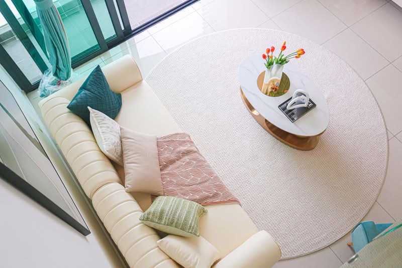 Service Residence for Sale at The M @ Medini Macrolink - Eric Foo - Living Room - PropertyGuru.com.my