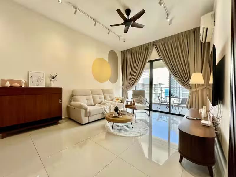 Condominium for Sale at Bay Point @ Country Garden Danga Bay - Enrica Long - Living Room - PropertyGuru.com.my