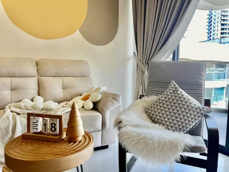 Condominium for Sale at Bay Point @ Country Garden Danga Bay - Enrica Long - Living Room - PropertyGuru.com.my