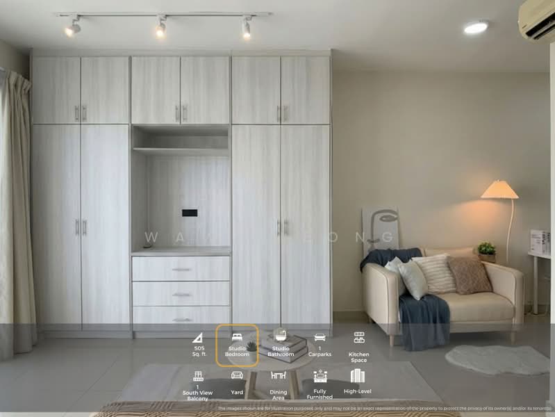 Service Residence for Sale at Ritze Perdana 2 - Wawa Leong - Studio Bedroom - PropertyGuru.com.my