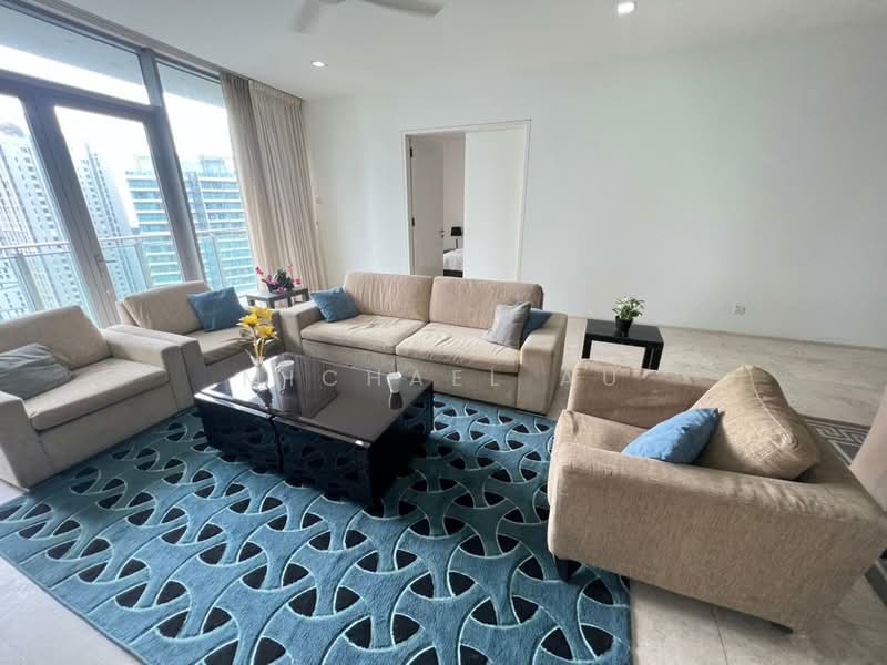 Apartment for Rent at K Residences - Michael Au - Living Room - PropertyGuru.com.my