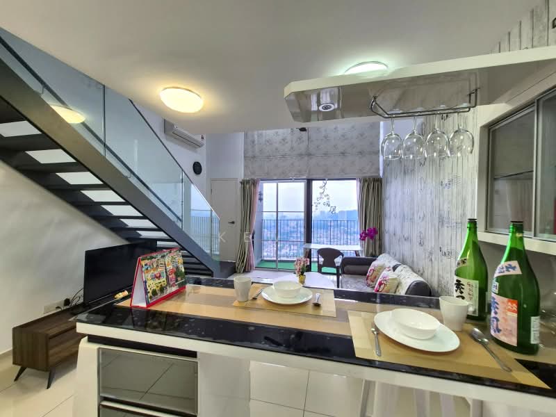 Service Residence for Rent at EkoCheras Service Residences - Kew . - Living Room - PropertyGuru.com.my