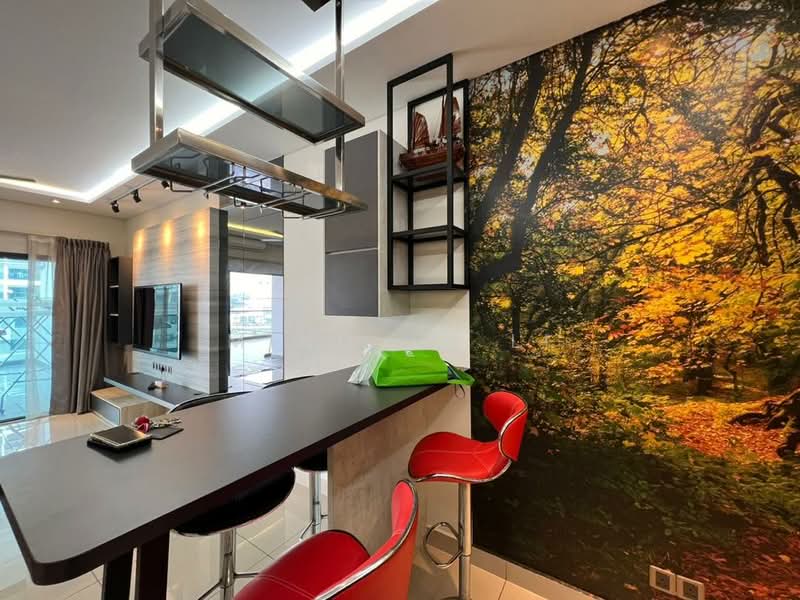 Servis Apartment untuk Dijual di Service Residence @ Landmark Residence 2 - Ming Ju Li - Living Room - PropertyGuru.com.my