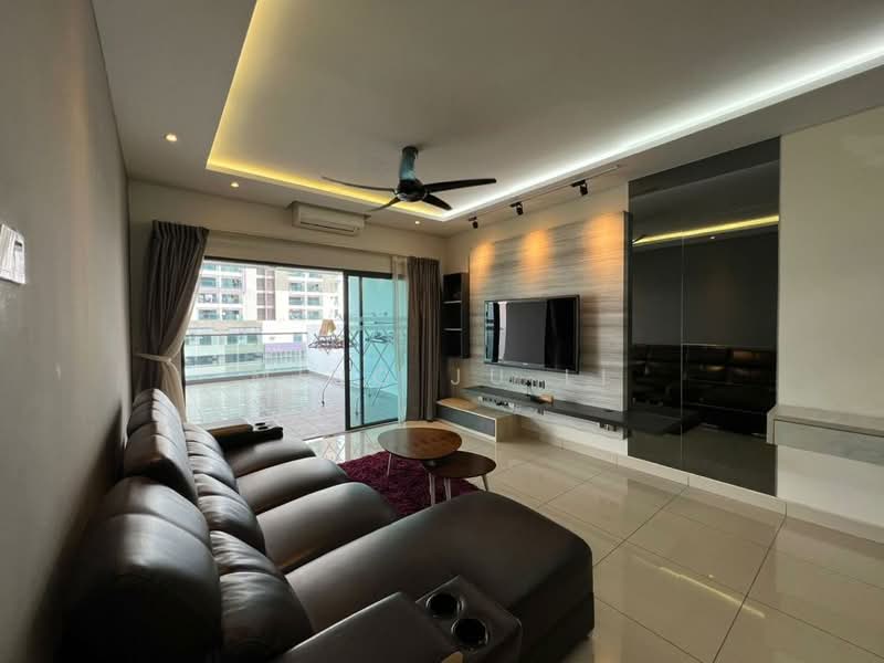 Servis Apartment untuk Dijual di Service Residence @ Landmark Residence 2 - Ming Ju Li - Living Room - PropertyGuru.com.my