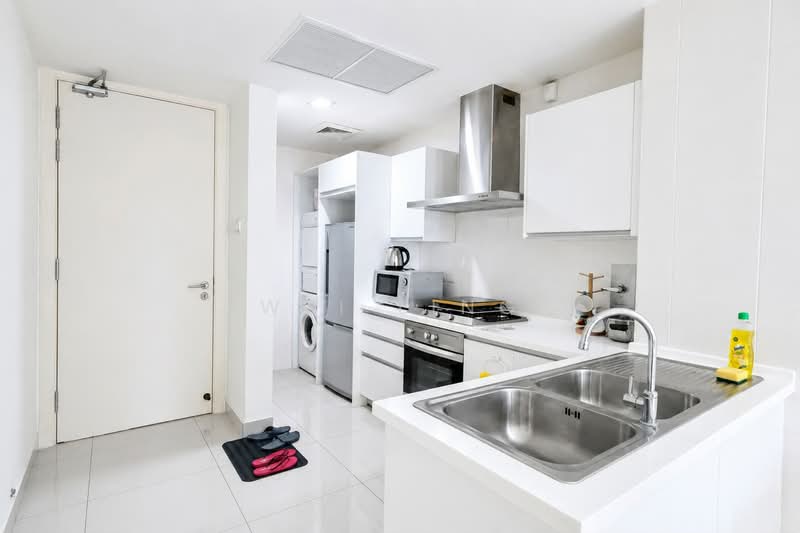 Servis Apartment untuk Disewa di Solaris Dutamas - Wei Ling - Kitchen - PropertyGuru.com.my