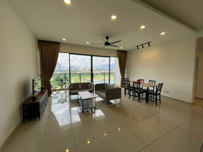 Kondominium untuk Disewa di Lakeville Residence - Jet Tan - Living Room - PropertyGuru.com.my