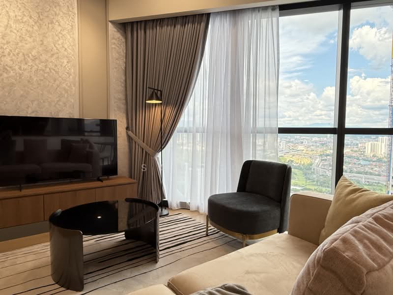 Service Residence for Rent at TRX Residences - Sam Ho - Living Room - PropertyGuru.com.my