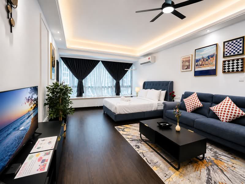 Condominium for Sale at R&F Princess Cove Phase 2-Seine Region - Janice Ho - Living Room - PropertyGuru.com.my
