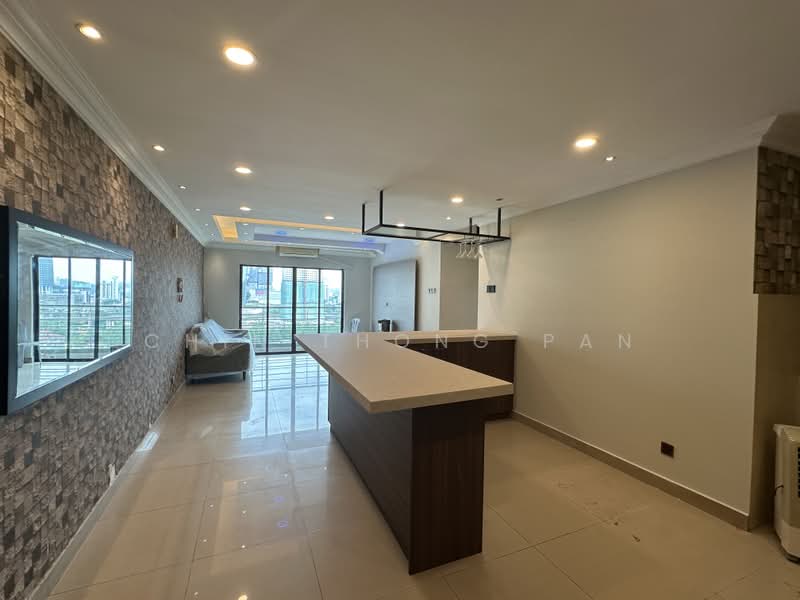 Servis Apartment untuk Disewa di Saville Residence - Chin Thong Pan - Living Room - PropertyGuru.com.my