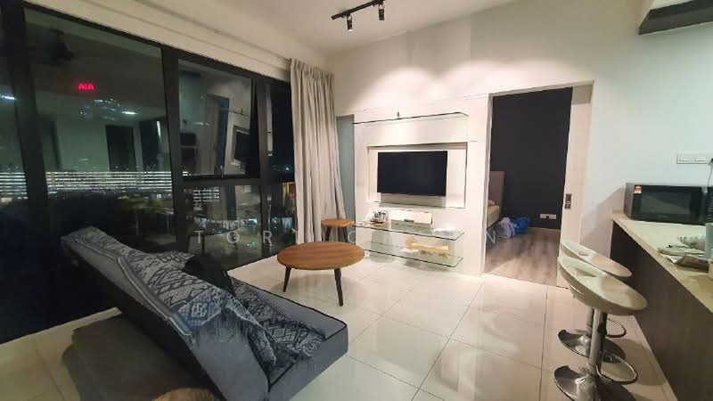Service Residence for Sale at Southkey Mosaic - Tori Cheon - Living Room - PropertyGuru.com.my