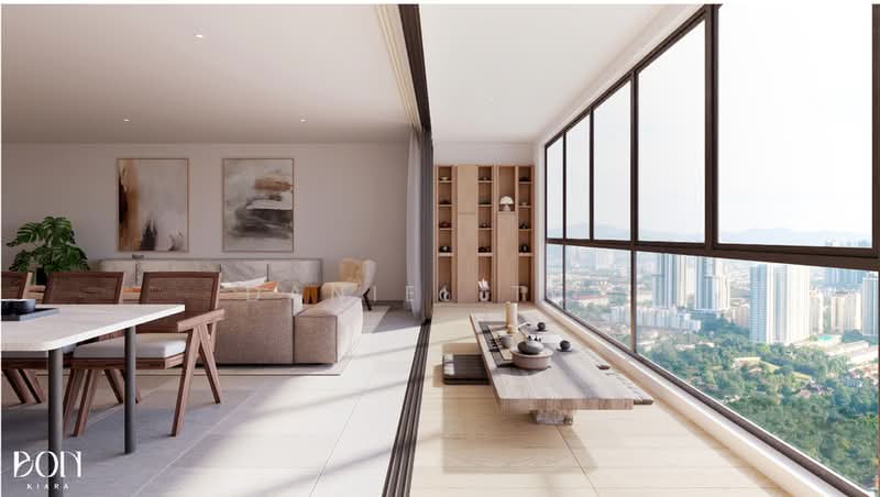 Condominium for Sale at BON KIARA - Daniel Tan - Living Room - PropertyGuru.com.my
